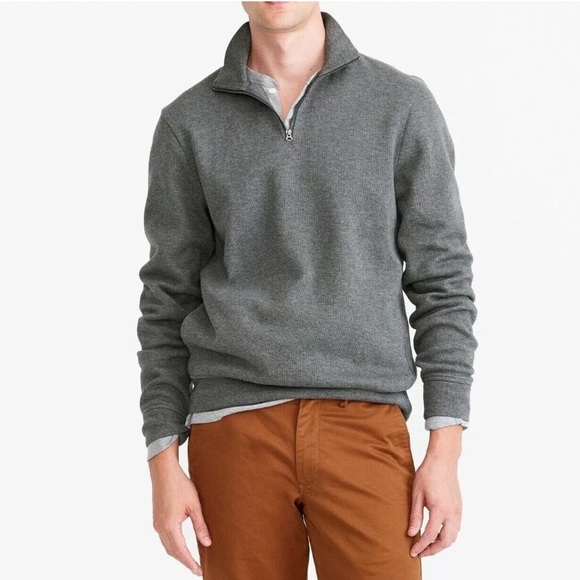 J. Crew Other - Men’s J. Crew French Rib Half-Zip Sweatshirt Sweater Top with Pockets